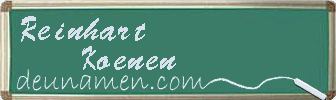 Reinhart Koenen Visitenkarte